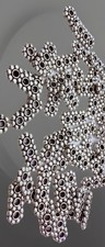 3 Hole Daisy Spacer Beads Silver Plated Metal 12mm Qty:20