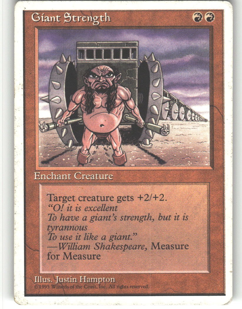 Giant Strength - Fourth Edition - MTG - Common - # - NM