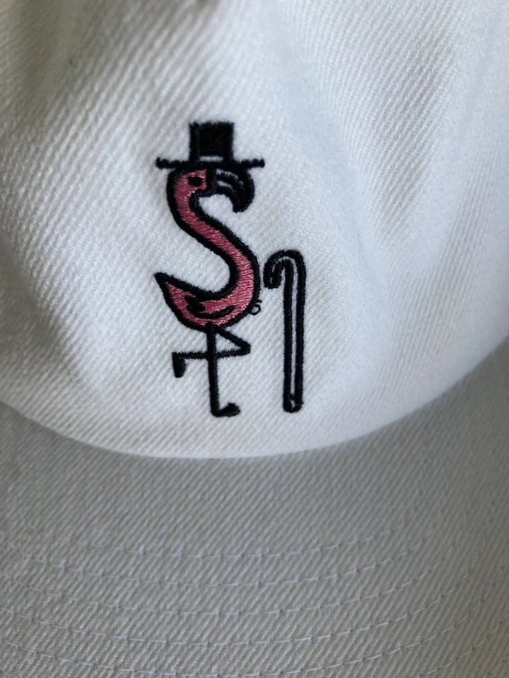 Stussy Flamingo White SnapBack Hat - Image 3 of 4