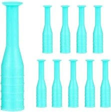 10 Pack Safe Contact Lens Remover & Insertion Tool - RGP Suction Cup, Green