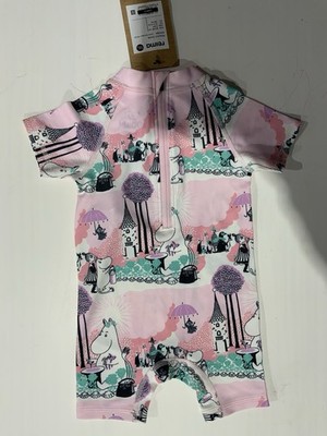 Reima Baby UV protective one piece swimsuit Moomin Dyes, Size 3-6mos, 62/68cm