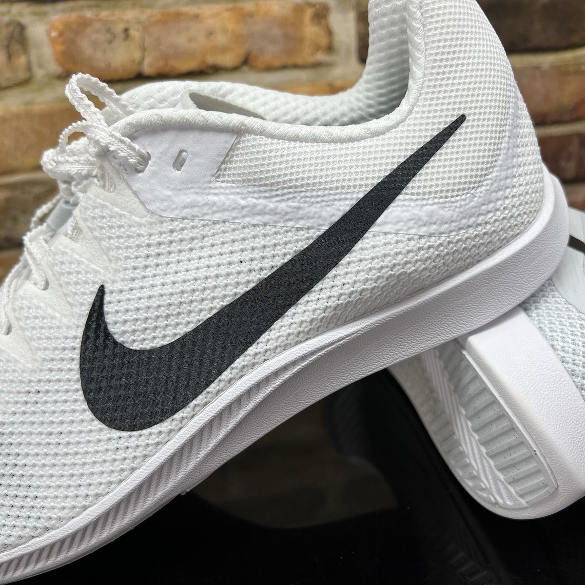 Nike Zoom Distance Spike Track Shoes White Mens Size 12 DC8725-100 ZOOM RIVAL MULTI - D - 100 WHITE/BLACK | Performance Running  main image 4