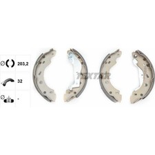 Textar 91057400 Bremsbackensatz für SMART CITY CROSSBLADE FORTWO 450 452