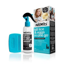 NitWits All-in-One Head Lice Treatment 120 ml Pack of 1 , All Skin Types