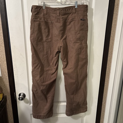 RedHead 36x30 Flannel Lined Brown Jeans Mens Insulated Pants Workwear - Picture 2 of 13