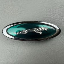 1997-2002 Jaguar Xk8 Right Side Fender Emblem Green Logo Badge Hja5770aa Oem