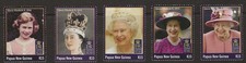 Papua New Guinea 2022 - Queen Elizabeth II Platinum Jubilee Set of 5 - MNH