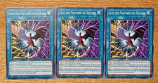 YuGiOh! 3x Licht und Finsternis des Drachen - INFO-DE057 - Common - NM - 1. Edit