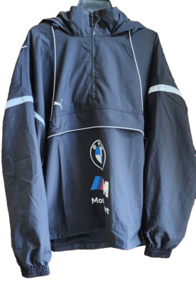 Puma BMW M Motorsport Men's Race Jacket Black Color Size 2XL