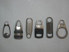 Lot of 6 Luggage Replacement Zipper Pulls