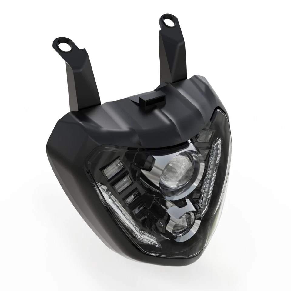 Conjunto de faros LED para Yamaha MT07 FZ07 MT-07 FZ-07 DRL 2014 2015 2016 2017 Foto 4 de 4
