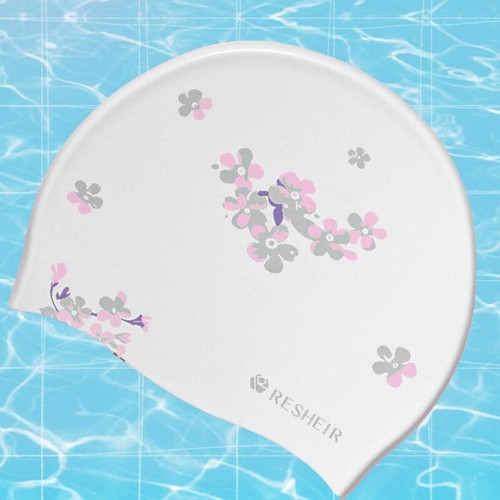 1pcs Women Large Swimming Cap for Long Hair Waterproof Silicone Swim Pool Hat - Picture 9 of 12