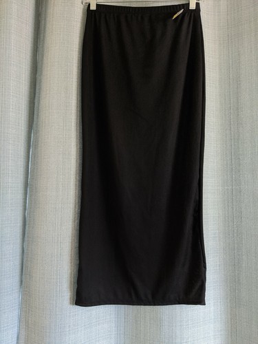 RAJU RA|JU Los Angeles LA Designer Black or Gray Ribbed Slip Skirt NWT - Picture 9 of 13