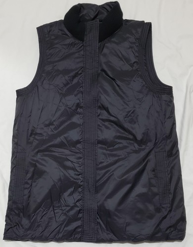 Gilet trapuntato reversibile nero Lafayette 148 New York donna piccolo - Foto 3 di 8