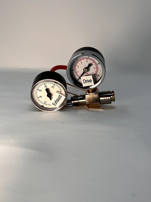 Dental Handpiece Dual Pressure Test Gauge