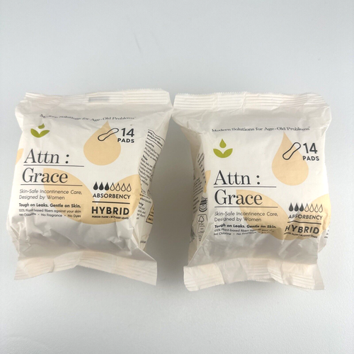 2er Pack - Attn: Grace Inkontinenz- und Wochenbetteinlagen 14Ct - Hybrid
