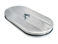 Mustang Air Cleaner Polished Chrome Oval 1964-73 - Scott Drake