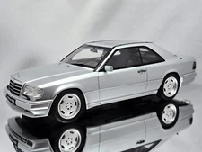 OttO Mobile Mercedes Benz AMG E36 (C124) E Class Coupe 1995 Silver 1:18