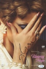 Jessica Chastain "The Eyes of Tammy Faye" AUTOGRAPH Signed 8x12 Photo ACOA