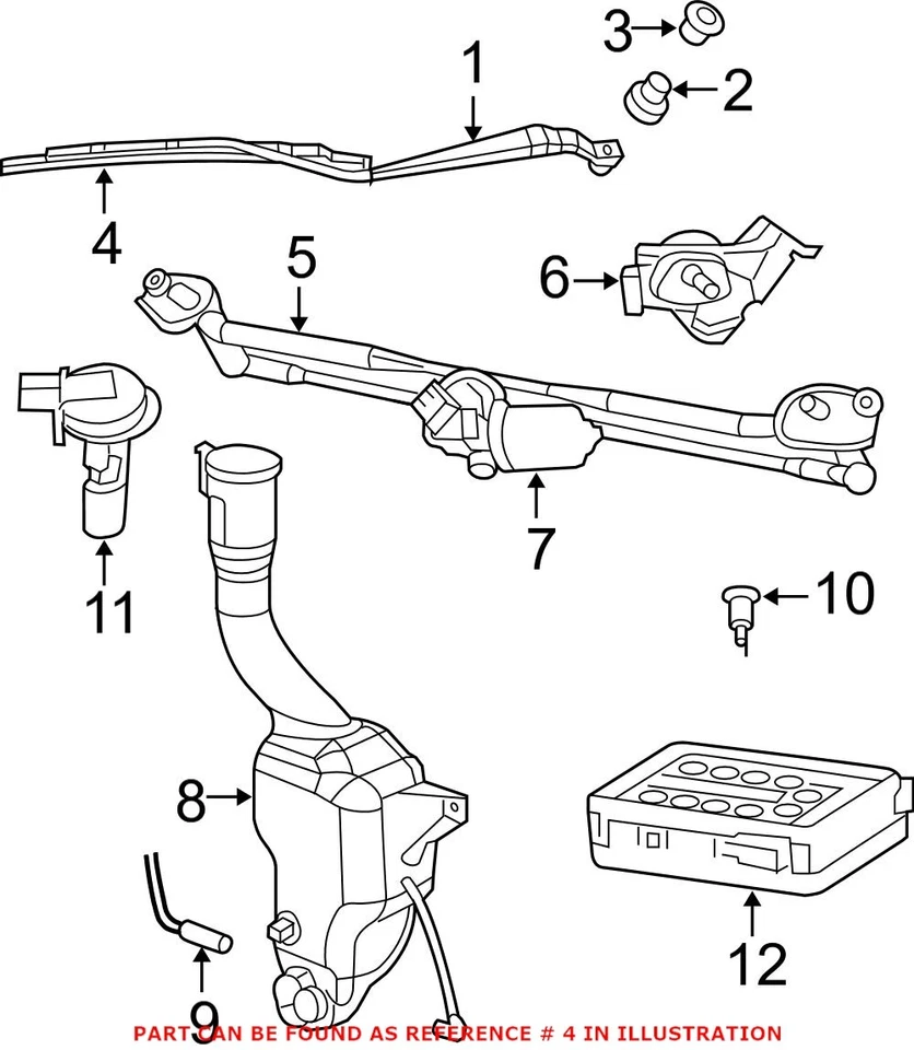 Limpiaparabrisas delantero Mopar genuino OEM para Chrysler 300 Dodge Charger Foto 2 de 2