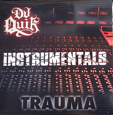 DJ Quik Trauma TRAUMA 2LP Music QUIK .com – INSTRUMENTALS | RED LP