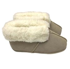 LU Women's Sheepish Grin Slippers - Soft Sole Genuine Sheepskin Booties