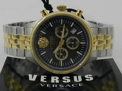 Versus Versace Men's Chronograph Colonne Ion Plated Stainless Steel Watch