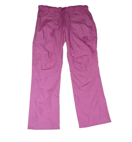 Bannock Solid Pink Scrub Pants