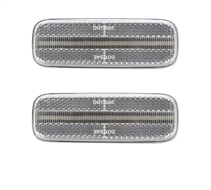 Clear LED Front Fender Side Marker Light For Nissan 240SX S13 89