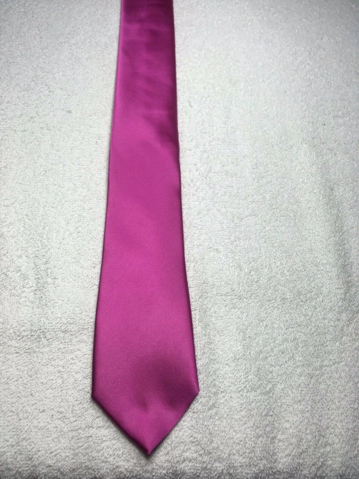 APT 9 МУЖСКОЙ ГАЛСТУК ТВЕРДЫЙ HOT PINK 2,75 X 60 - Изображение 2 из 4