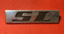 Peugeot Sl Metal Vintage Car Badge 110x28mm Classic Emblem Peugeot Sl Metal Vintage Car Badge 110x28mm Classic Emblem