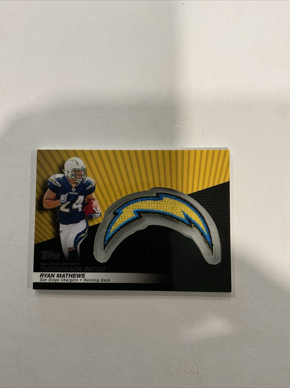 Ryan Mathews Topps Throwback Patch #LPC28 Base