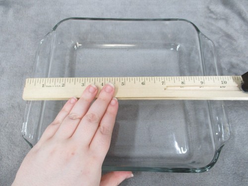 Anchor Hocking Baking Casserole Dish 438 Clear Glass 2 Quart 8x8x2" Square - Picture 4 of 12