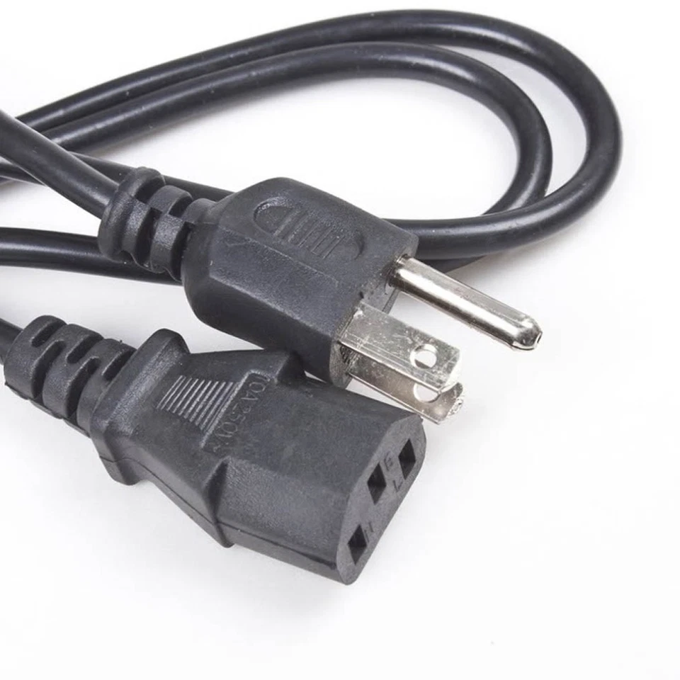 AC Power Cord Cable For DELL U3014 E2014H U2412M P2412H U2413 P1913s LED MONITOR - Image 2 of 2