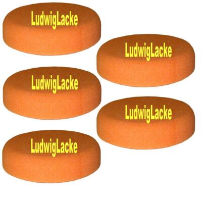 Polierschwamm 5x 150mm Orange 25mm Autolack Politur Poliermaschine  Anzeige