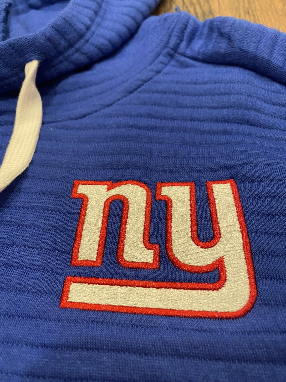 VETEMENTS New York Giants NFL Teen Jr Girl Corded Poly Hoodie ~ New with Tags