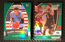 2020-21 Panini Prizm Draft Picks - Zeke Nnaji #74 Green Prizm (RC