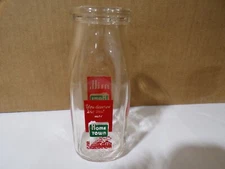 Home Town Dairy 2-Color ACL SQ HP Half Pint Milk SAME BOTH SIDES