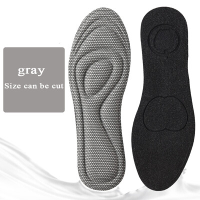 5D Memory Foam Shoe Insoles 1Pair - Arch Support & Shock