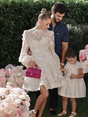 zimmermann matchmaker strapless appliqud linen mini dress Matchmaker Rose Linen Mini Dress By Zimmermann