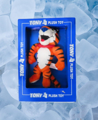 Tony the Tiger Kellogg's Frosted Flakes Plush Toy Mascot Doll 8'' 1997 in Box