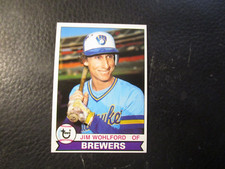 1979 TOPPS#596  JIM  WOHLFORD  BREWERS    NMMT+