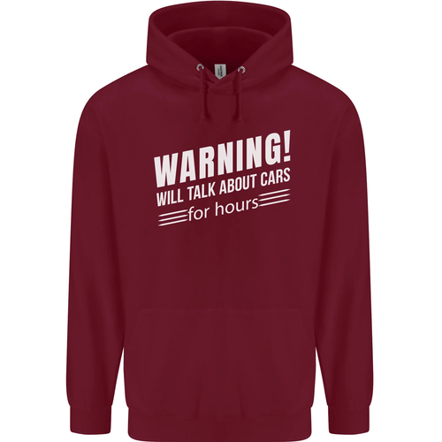 Warning Will Talk About Cars Funny Childrens Kids Hoodie - Picture 75 of 84