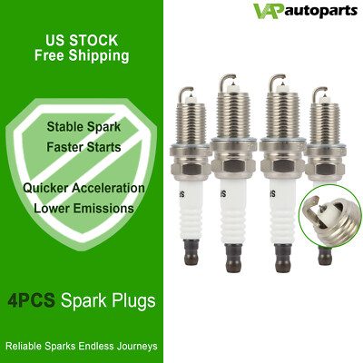 4x Iridium & Platinum Spark Plugs For 1992 Honda Prelude L4 2.3L