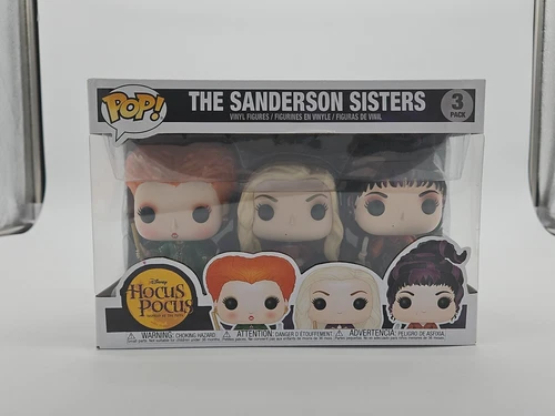 Disney Hocus Pocus Funko Pop The Sanderson Sisters 3-Pack 433 434 435 Vac Broom