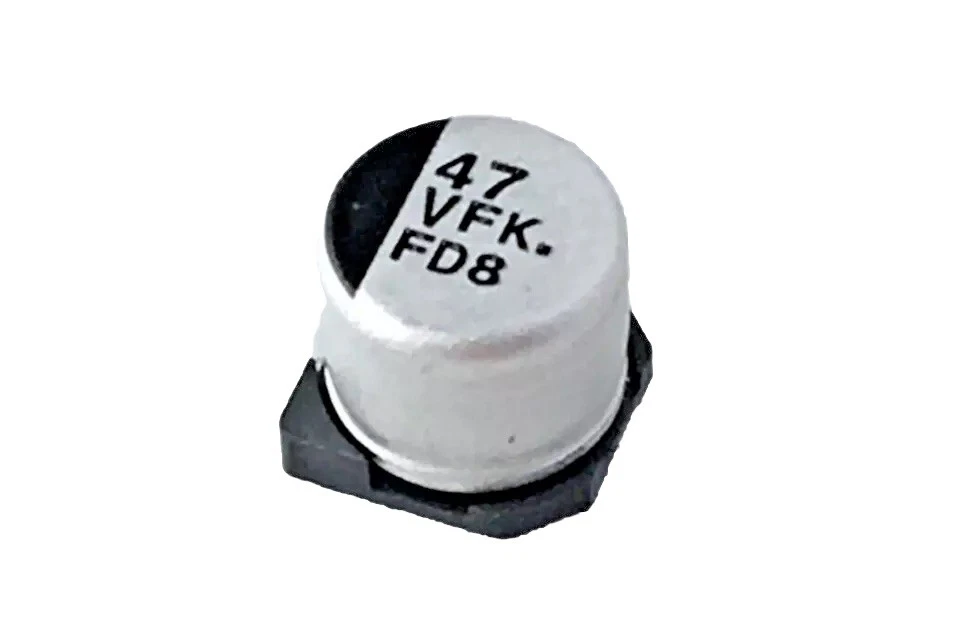 10 Condensateurs électrolytiques Elko 470µF 6,3V 8x10mm - Neufs, SMD, Pour électronique