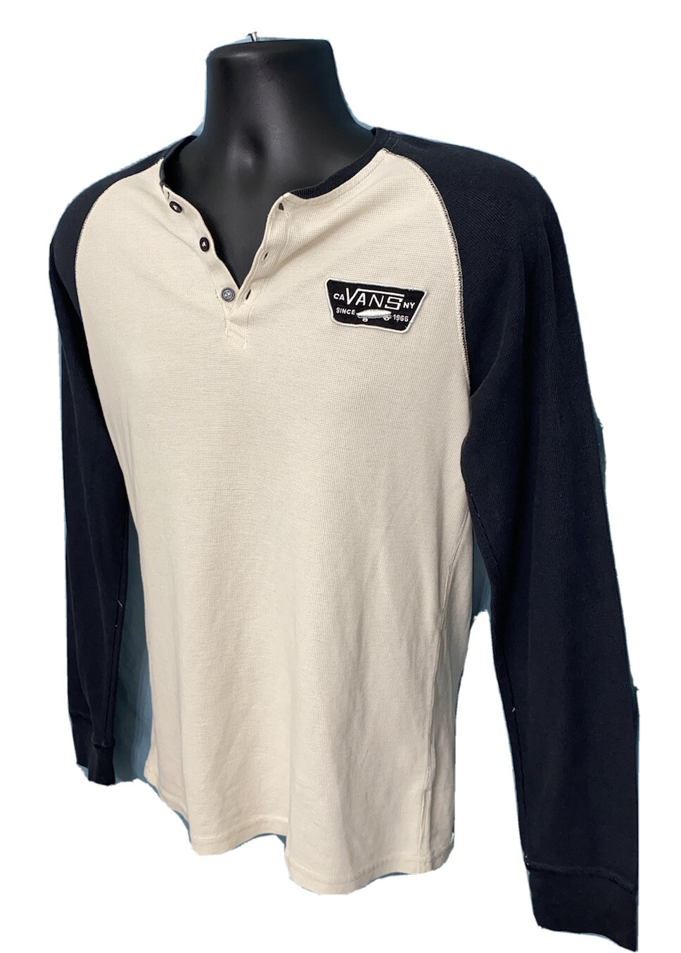 VANS Off the Wall "Full Patch" Long Sleeve Tee Bl… - image 5