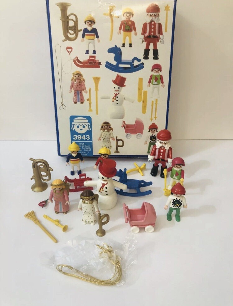 PLAYMOBIL GRAND PIN 7 Feuilles Sapin Forêt Diorama Noël 3006 3228 3322