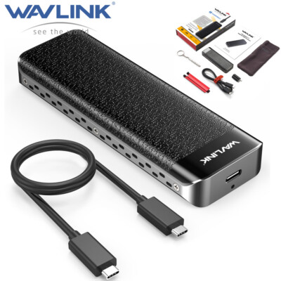 40Gbps USB4 PCIe NVMe SSD Enclosure for 2230/2242/2260/2280 B+M/M-Key PCIe SSD