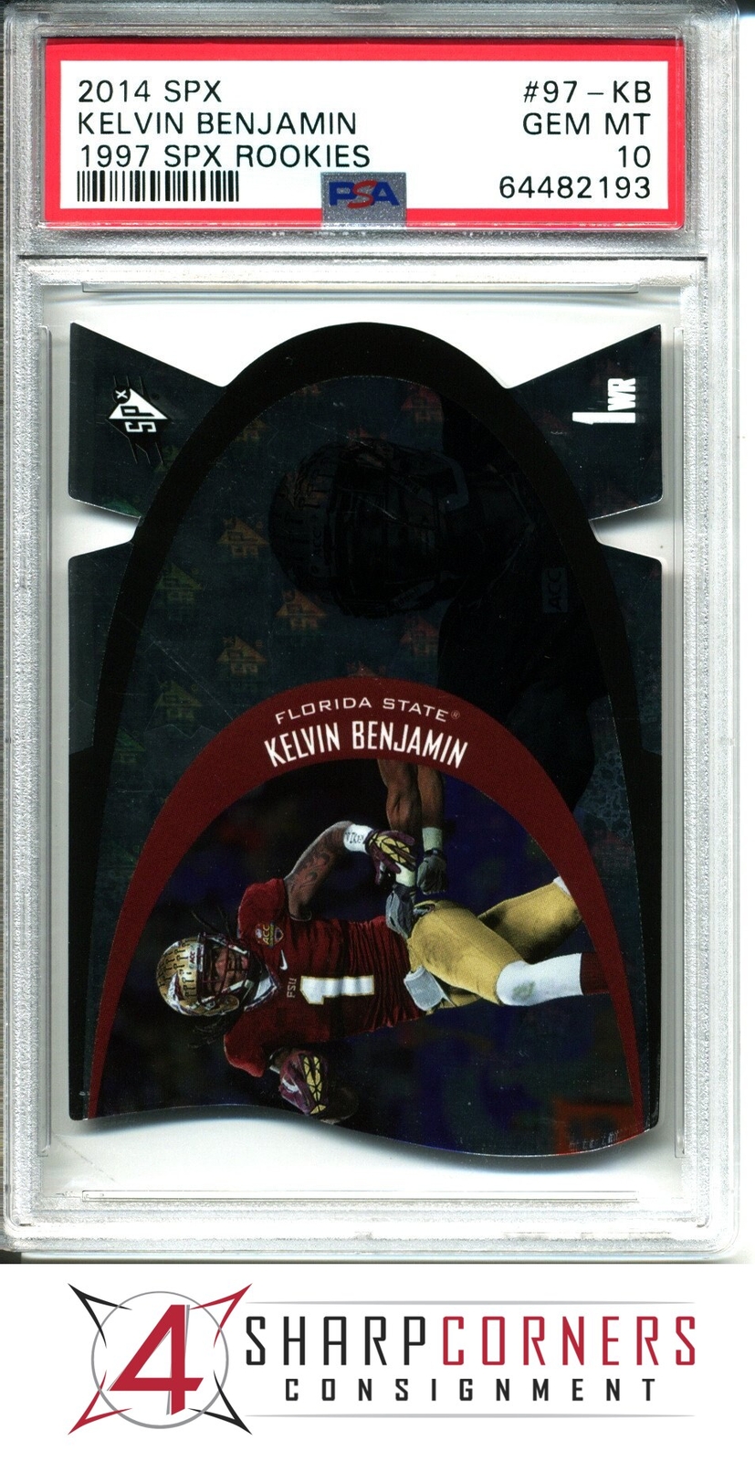 Kelvin Benjamin SPx 1997 SPx Rookies #97KB Base